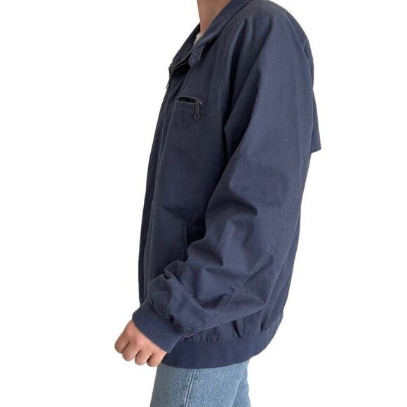 Pendleton Mens Blue Cotton Full Zip Sport Coat Jacket Plaid Lined Sz XL - Picture 6 of 8